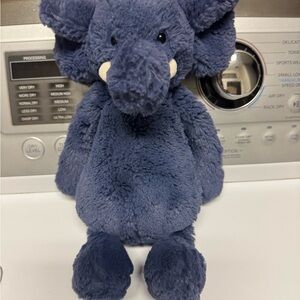 JELLYCAT Bashful Blue Elephant - EUC